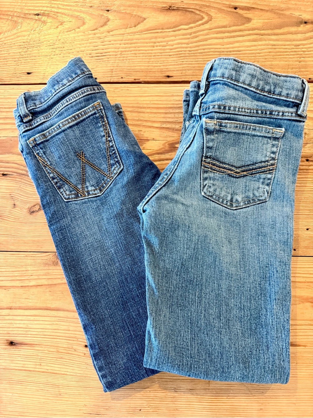 Ariat Kids Jeans - Two Blue Denim Washes
